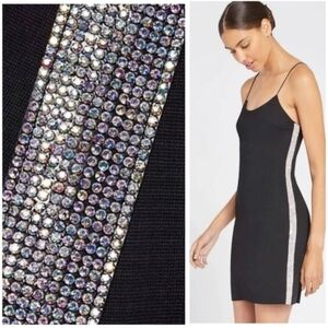 Alice + Olivia Noni Embellished Mini Bodycon Dress size 2